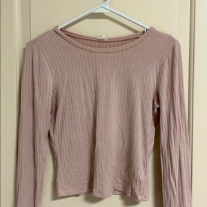 Long sleeve pink shirt from Garage size small